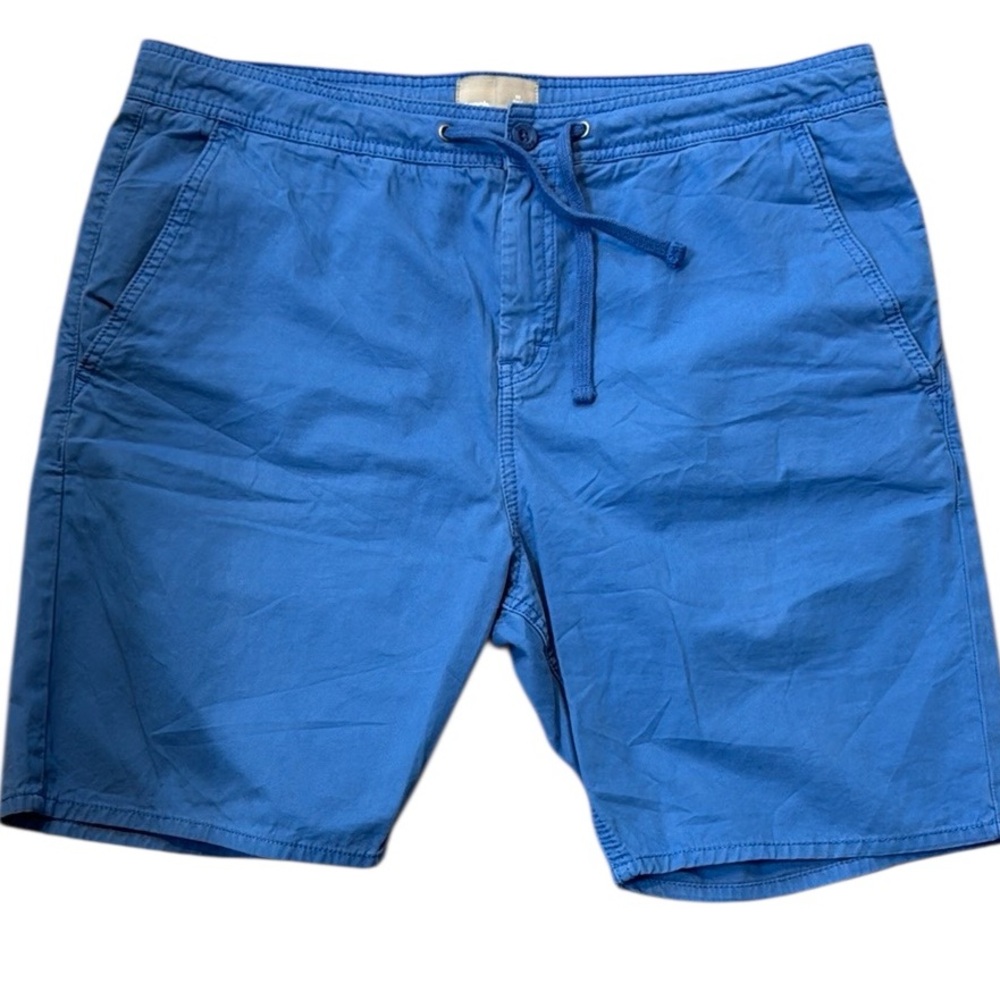 Bench Chino Shorts‎ Men's 36 Blue 100% Cotton Drawstring Multipurpose City
